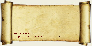 Kristina Narandžić vizit kartica